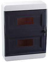Бокс пластиковый Кэаз OptiBox ЩРН-П-24 P-BNK-2-24-IP41 (385х290х102мм) IP40 прозрачная дверца картинка 